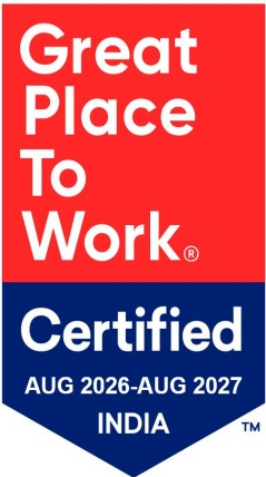 Great Place To Work Certified - Aug 2026 to Aug 2027, India